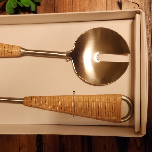 Zodax Mendocino Salad Server Set - Picture 2 of 5